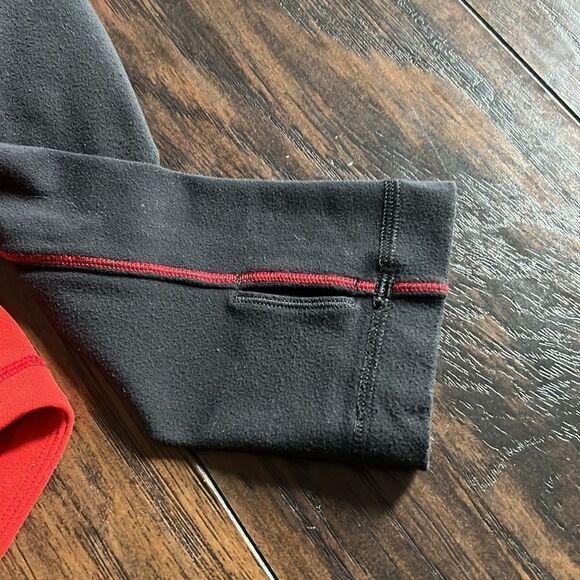 Lululemon Women's Forme Jacket *Brushed Love Red / Deep Coal Size 8 Stretch GUC - Picture 5 of 11